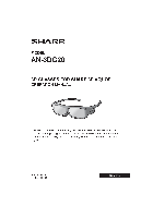 TV-Video-Zubehör Sharp 3D Glasses AN3DG20B Handbuch